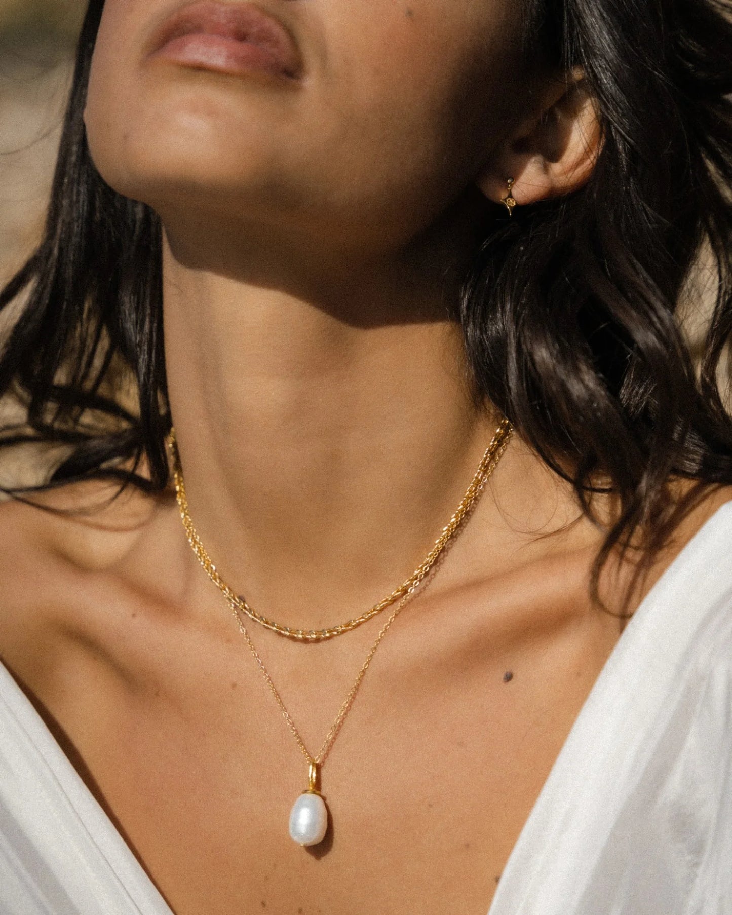 Smykke Thea Snake Chain Necklace