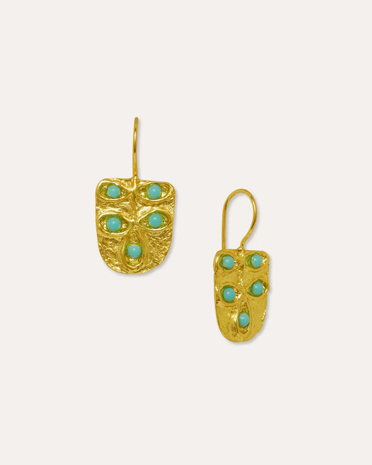 Øredobber Vera Turquoise Drop Earrings