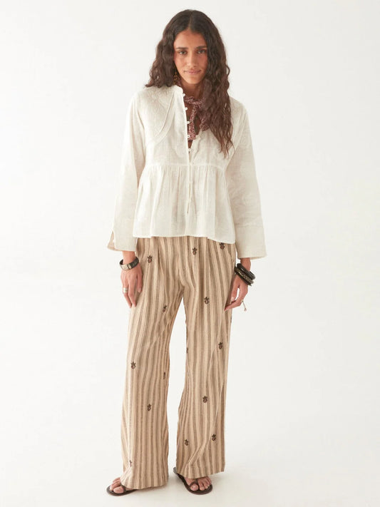 Bluse Ariana - Mosaique Ivory