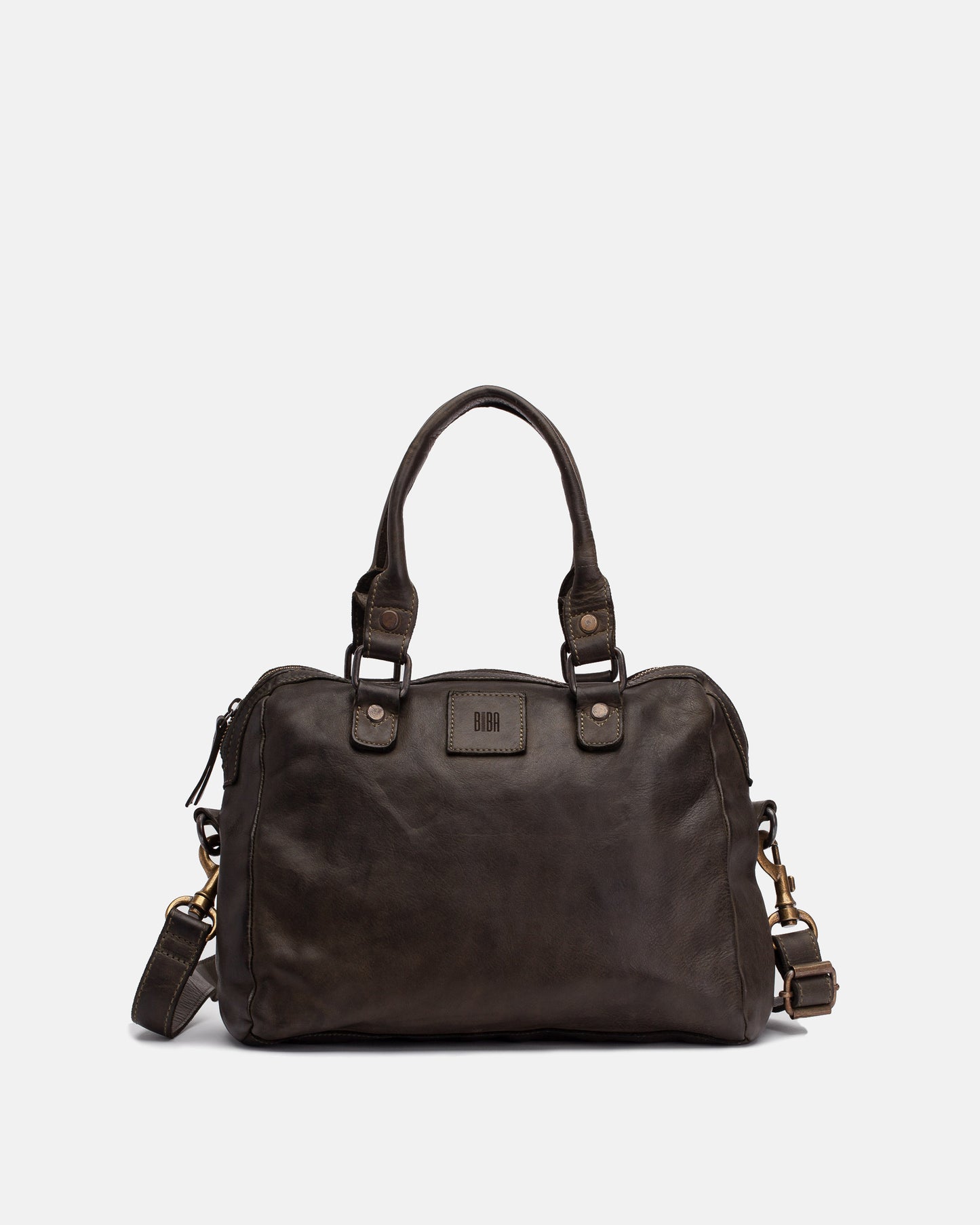Leather handbag BIBA Boston