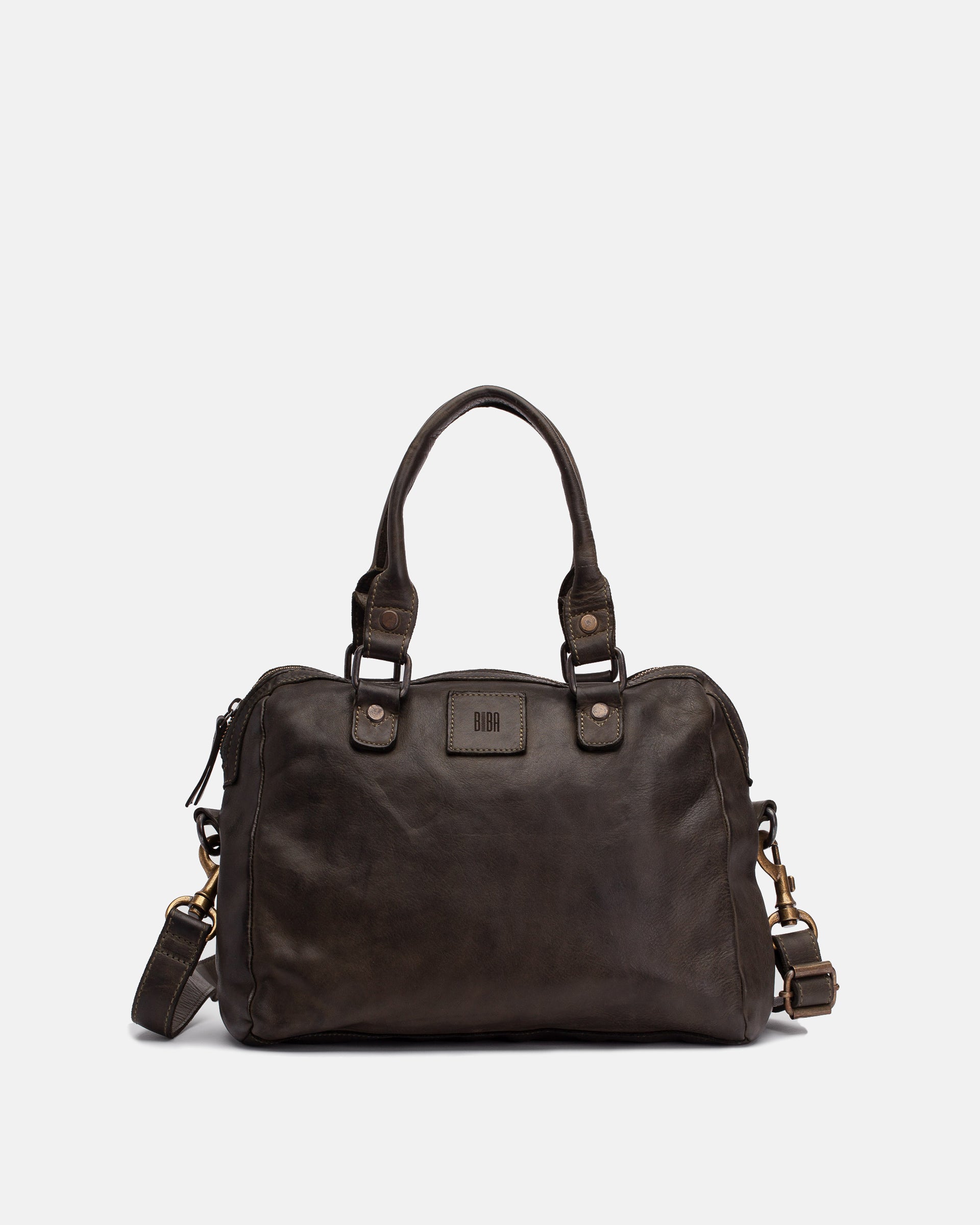 Leather handbag BIBA Boston