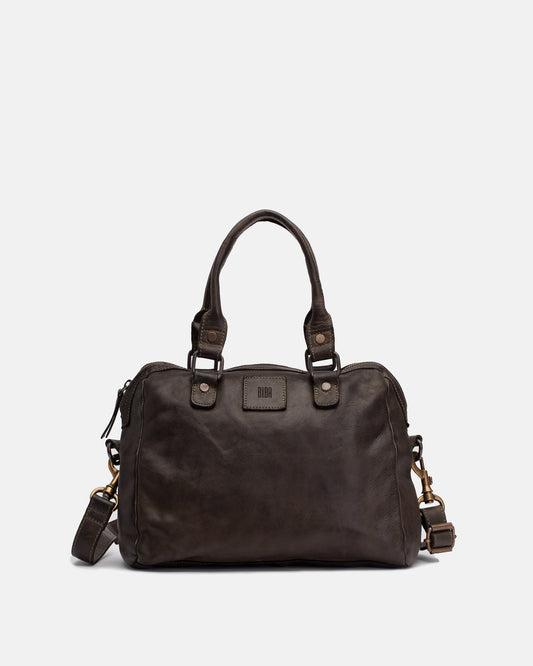 Leather handbag BIBA Boston
