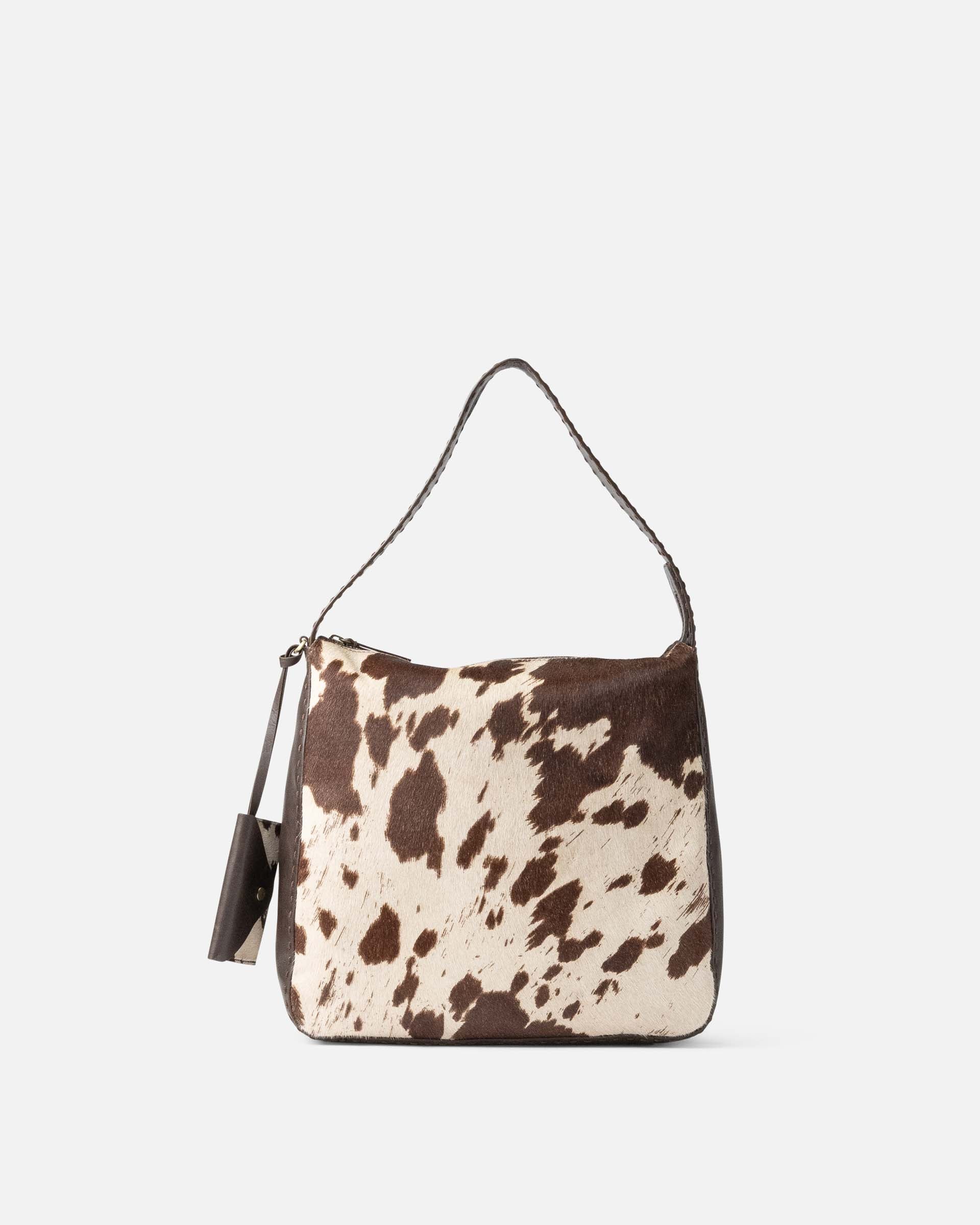 Leather shoulder bag BIBA Genola