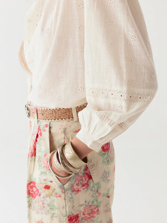 Bluse Colette - Mosaique Ivory