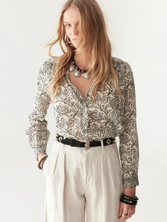 Bluse Dylan - White Lies