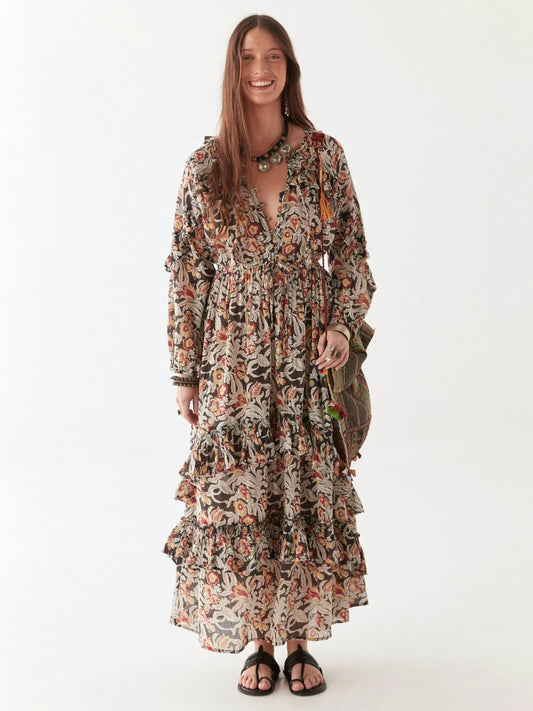 Kjole Hannalei - Piña Colada