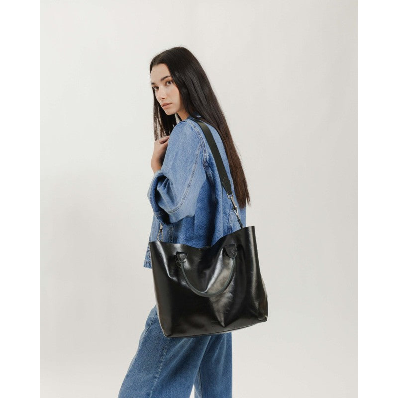 Leather handbag BIBA Beloit