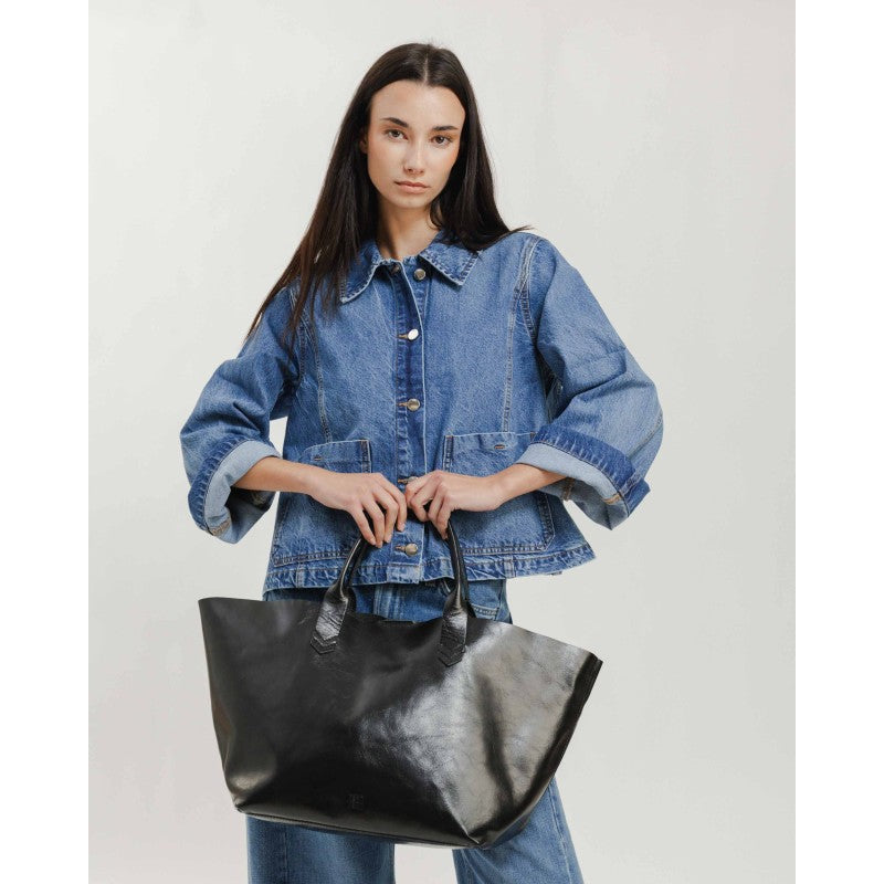 Leather handbag BIBA Beloit