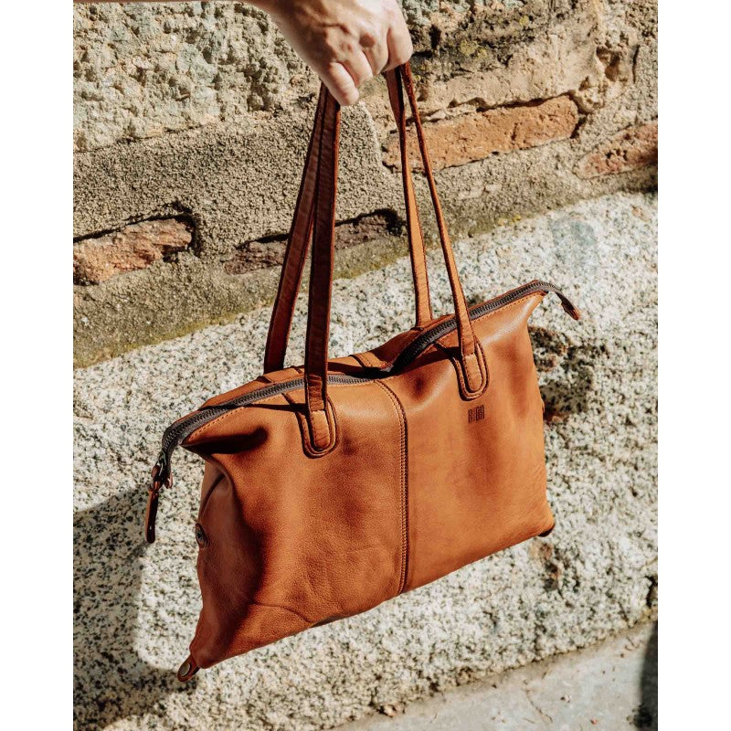 Leather shoulder bag BIBA Hooper