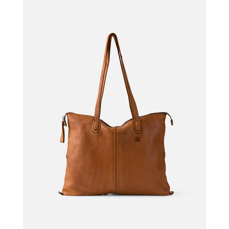 Leather shoulder bag BIBA Hooper
