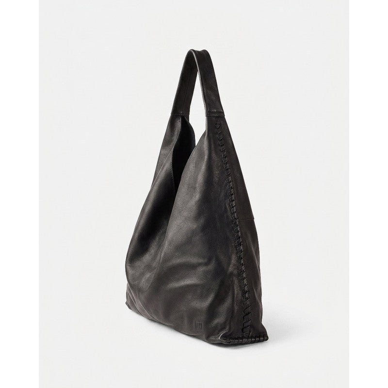 Leather shoulder bag BIBA Stockton
