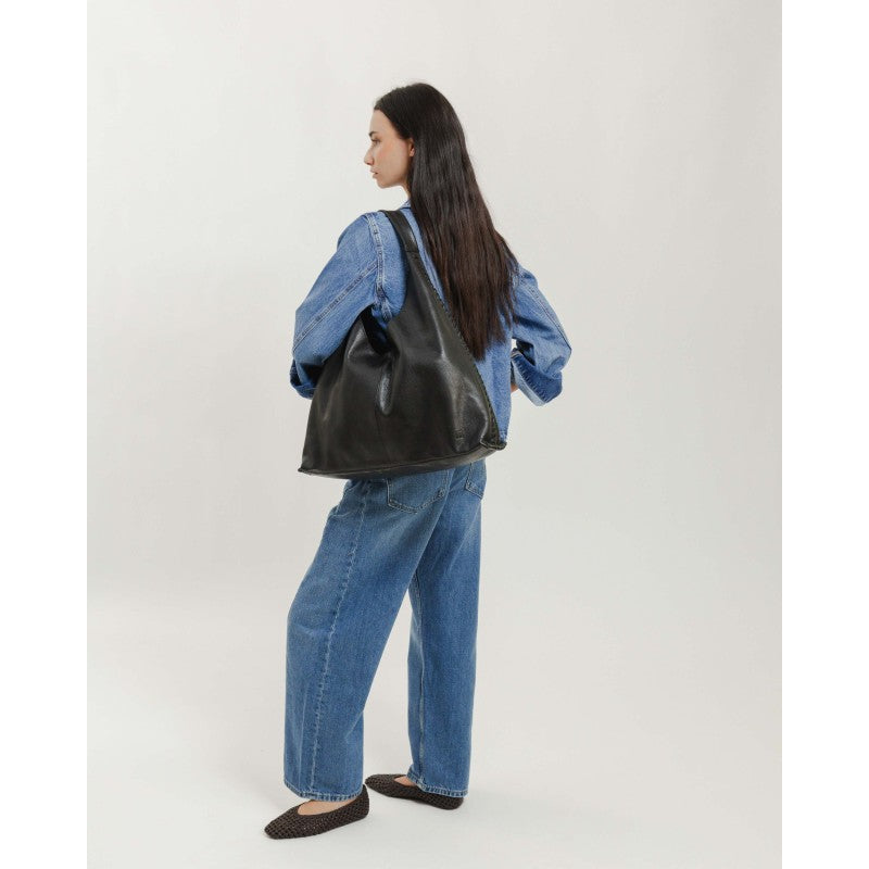 Leather shoulder bag BIBA Stockton