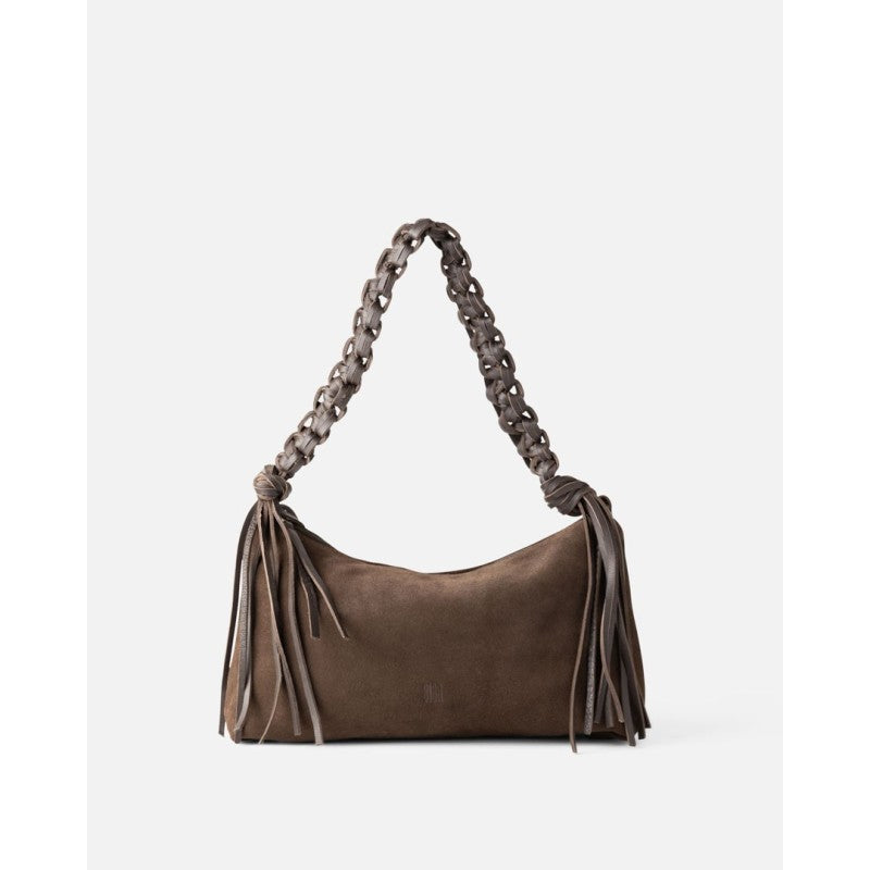 Leather shoulder bag BIBA Valmy