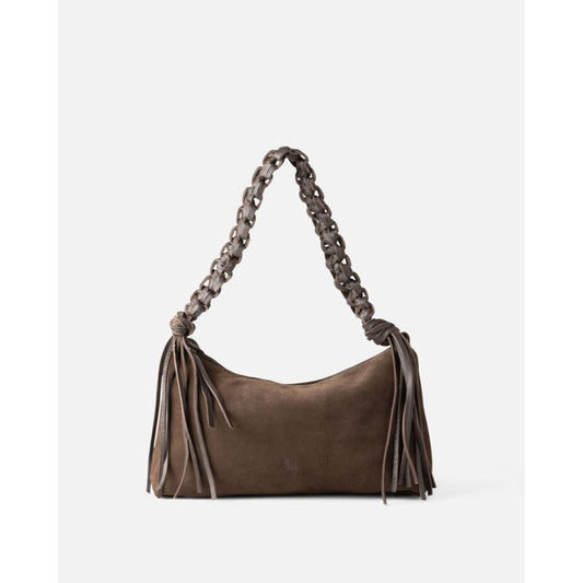 Leather shoulder bag BIBA Valmy