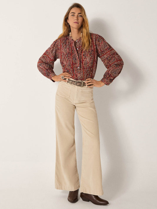 Bluse Serena - Burnt Russet