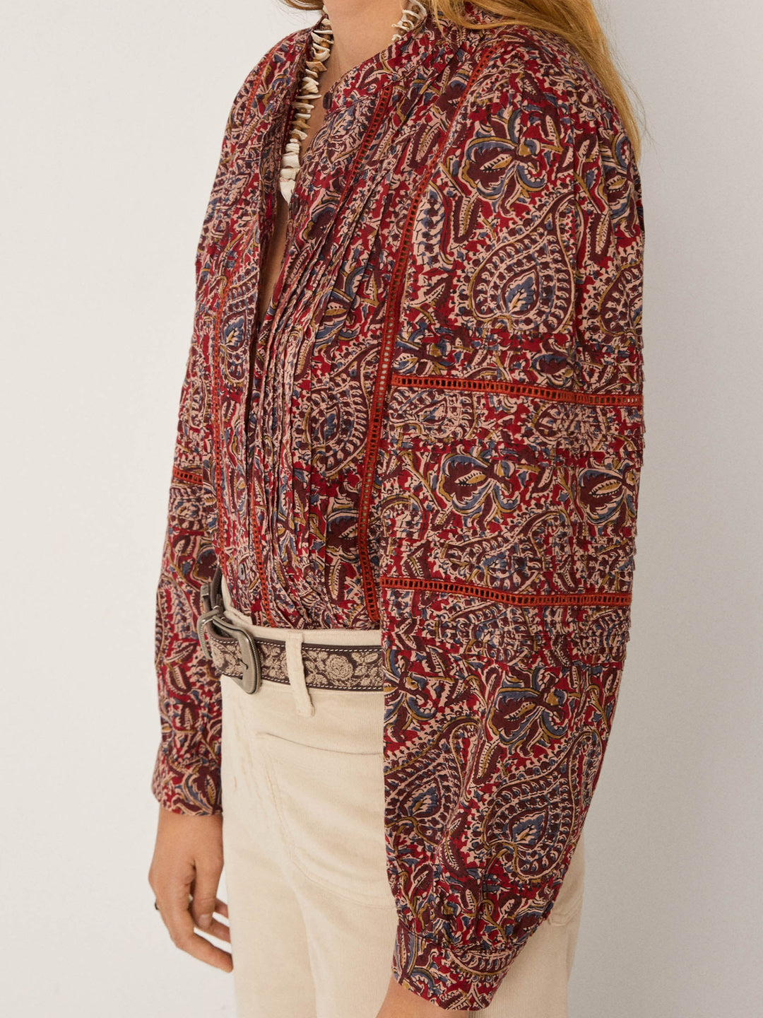 Bluse Serena - Burnt Russet