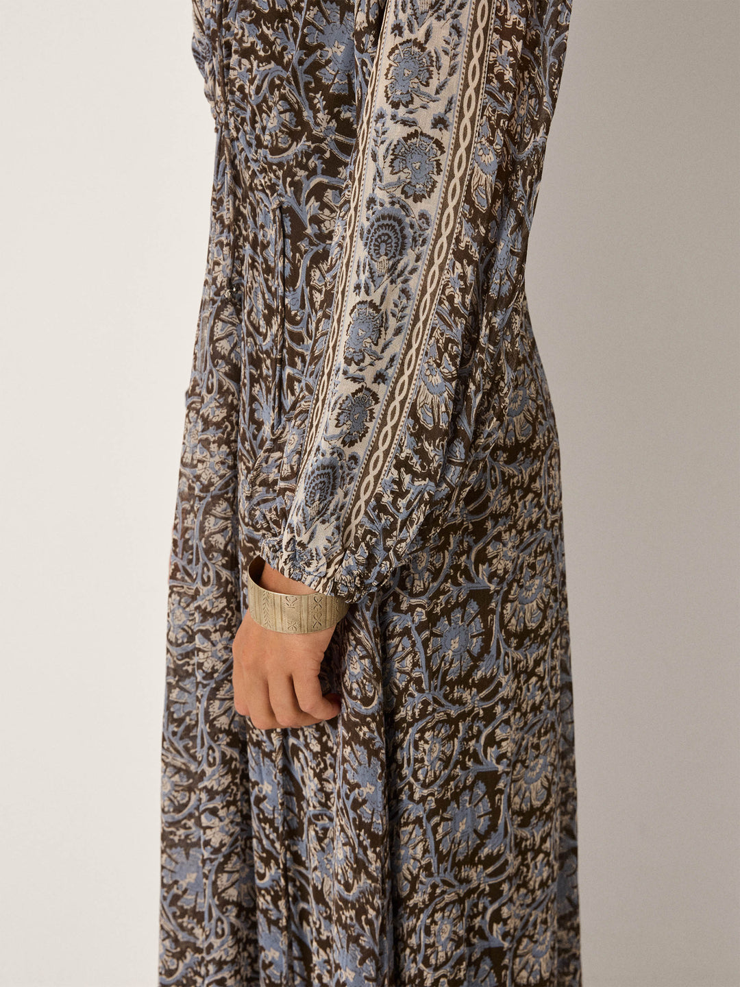 Kjole Gaia - Blue Orchid