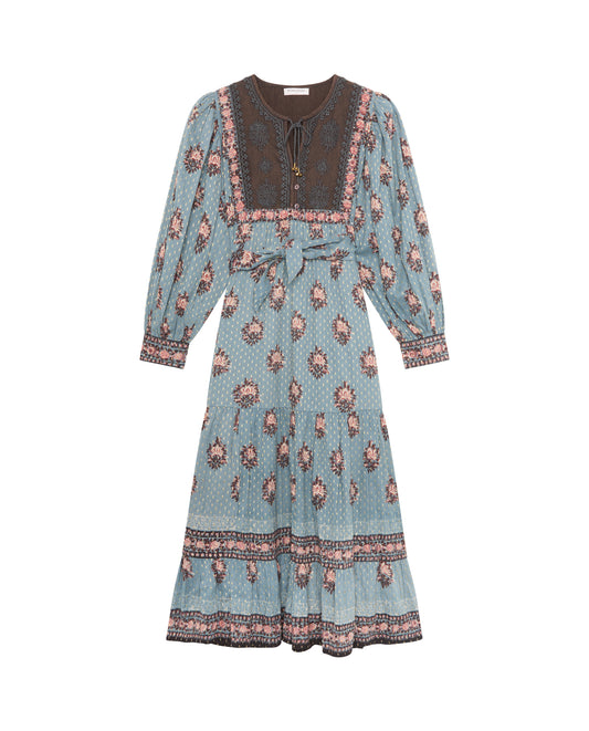 Kjole Allegra - Cerulean Mist