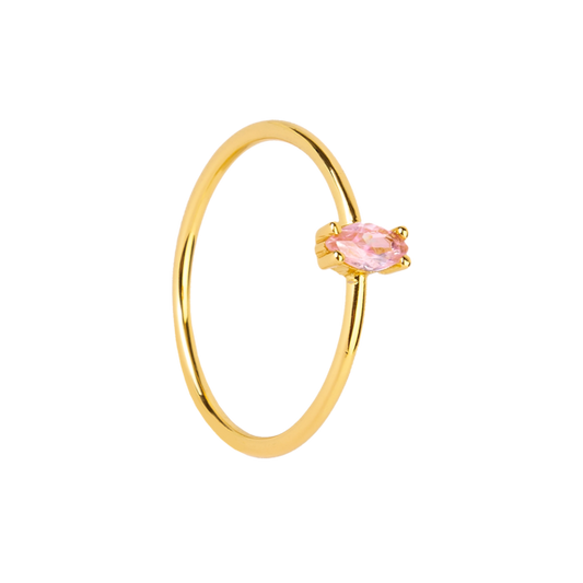 Ring Pink Eileen Gold