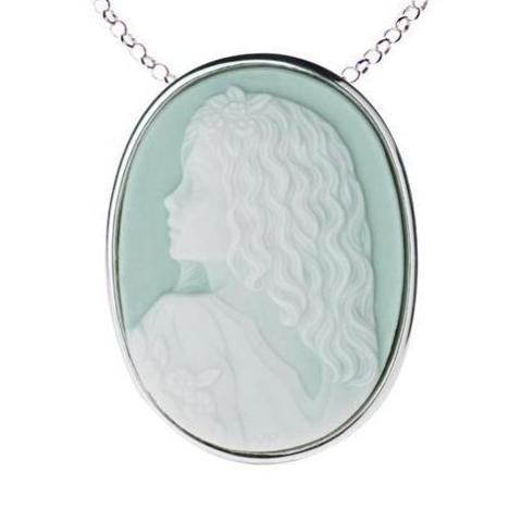 Smykke Cameo Cora. Hamlock Green