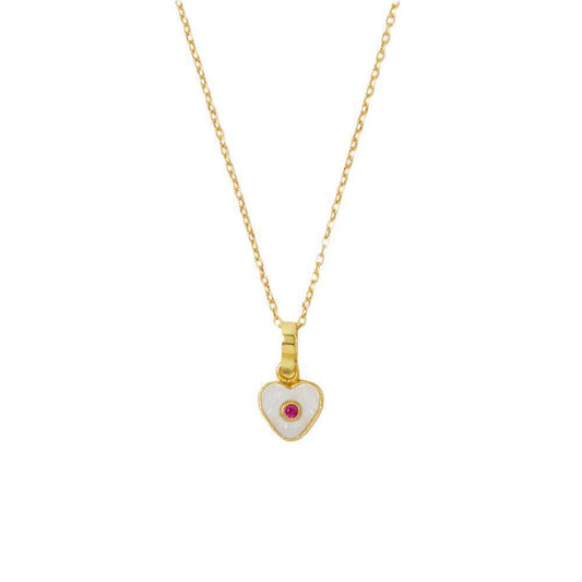Smykke Amalfi Heart Mother of Pearl