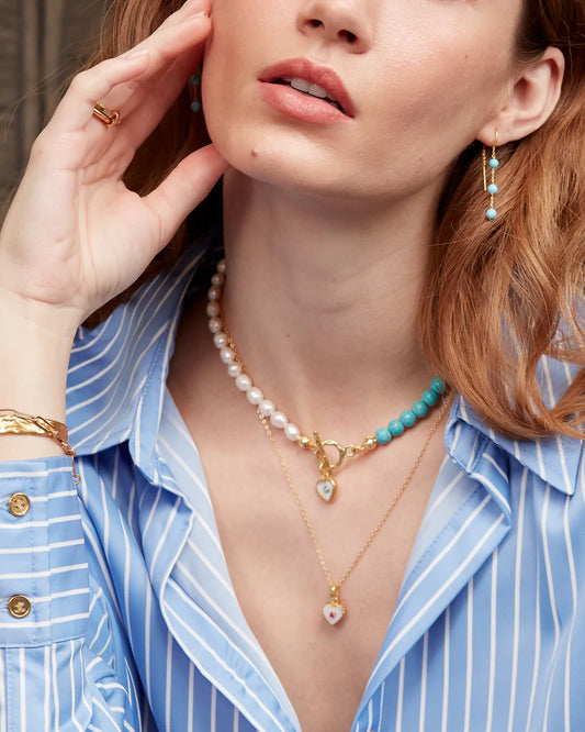 Smykke Amalfi Heart Mother of Pearl