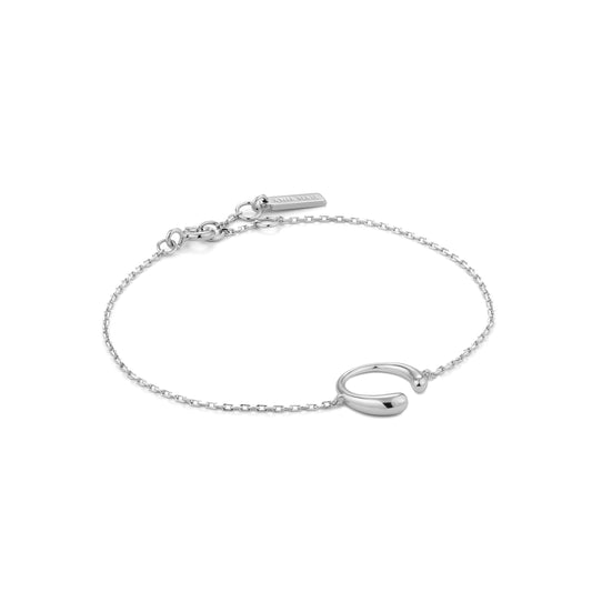 Armbånd Luxe Curve Silver