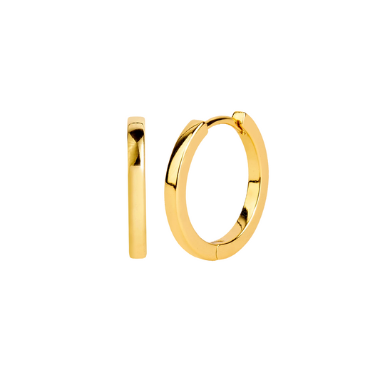 Øredobber Medium Ivory Gold