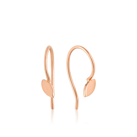 Øredobber Gold Hook Rose