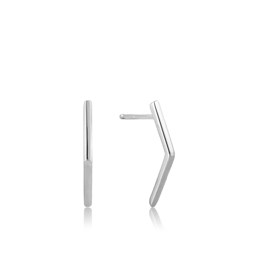 Øredobber Bar Stud Silver