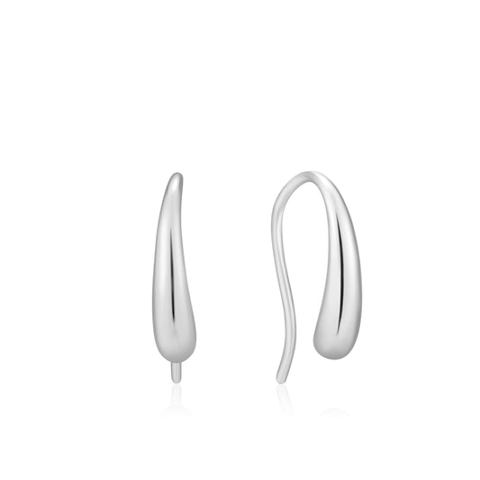 Øredobber Luxe Hook Silver