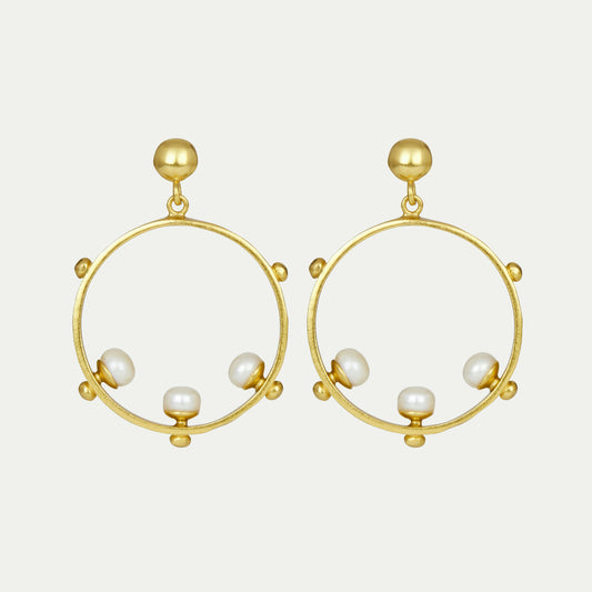 Øredobber Aristea Pearl