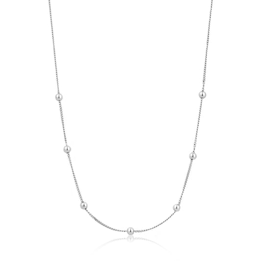 Smykke Beaded Chain Silver