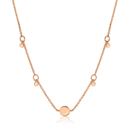 Smykke Circle Pendant Rose