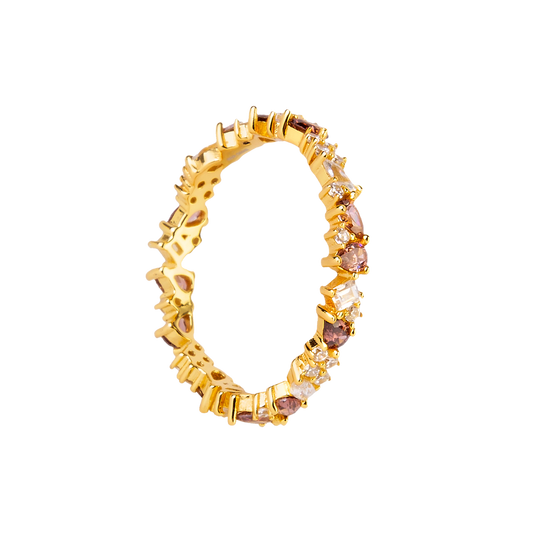 Ring Smoky Michelle Gold