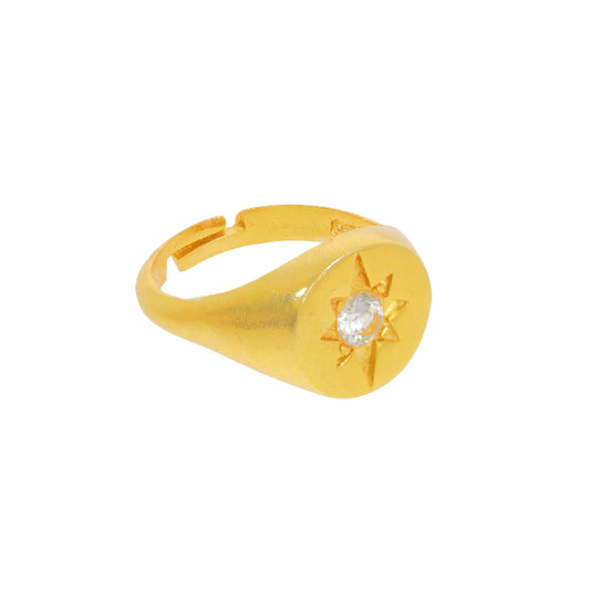 Ring Shining Star Signet