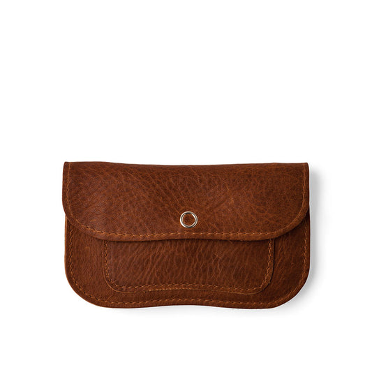 Lommebok Cat Chase, liten. Cognac Used Look