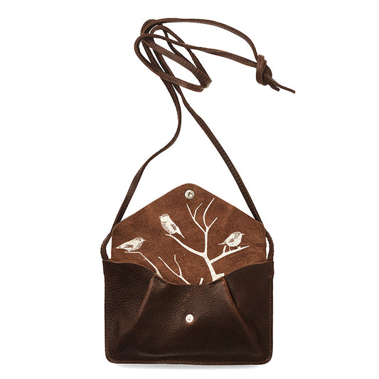 Veske Backing Vocals. Dark Brown Used Look