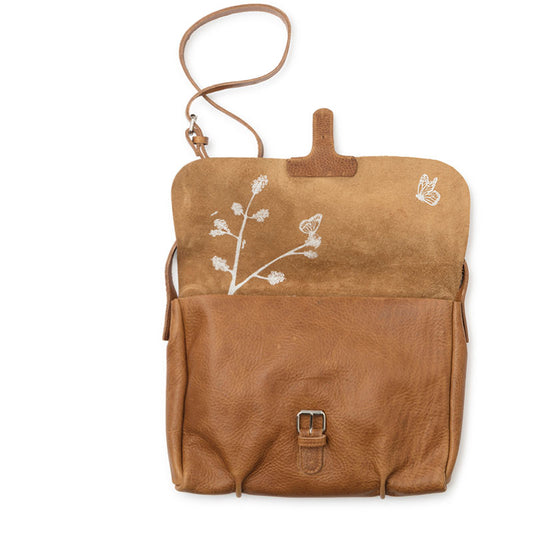 Veske Flora og Fauna. Cognac Used Look