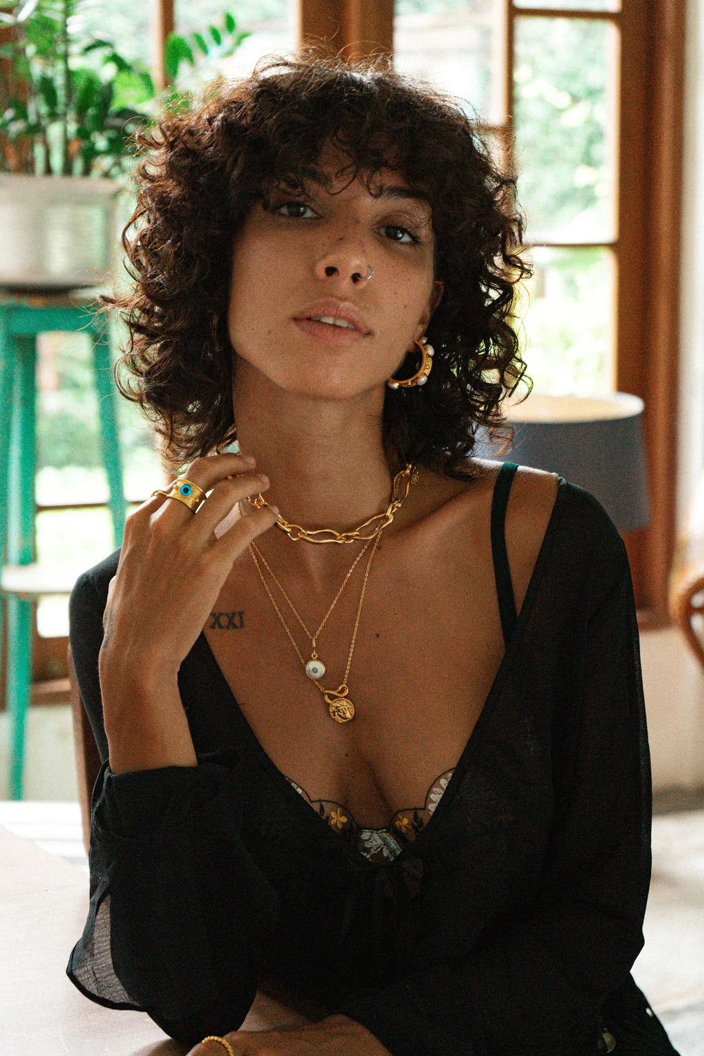 Smykke Amalfi Pearl Pendant Necklace